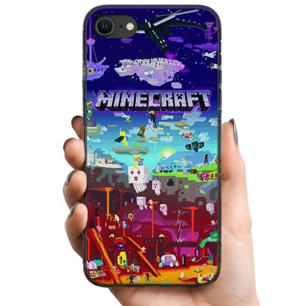 Kompatibel Mobilcover til Apple iPhone 7 MineCraft