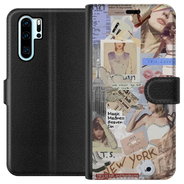 Kompatibel Tegnebogsetui til Huawei P30 Pro Taylor Swift