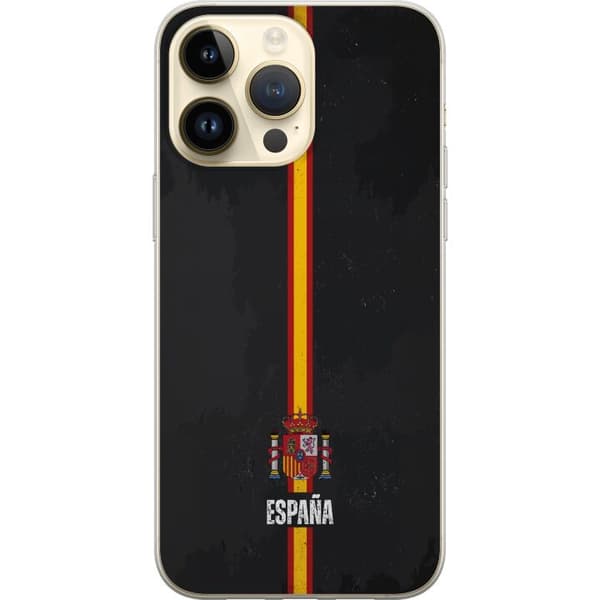 Kompatibelt Mobildeksel til Apple iPhone 15 Pro Max Stilig design med Spanias flagg