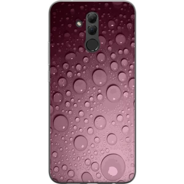 Kompatibelt Mobildeksel til Huawei Mate 20 lite Rosa vattendroppar