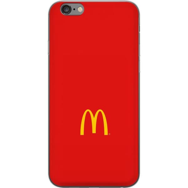 Kompatibelt Mobildeksel til Apple iPhone 6 Plus Ikonisk McDonald's design i minimalistisk stil