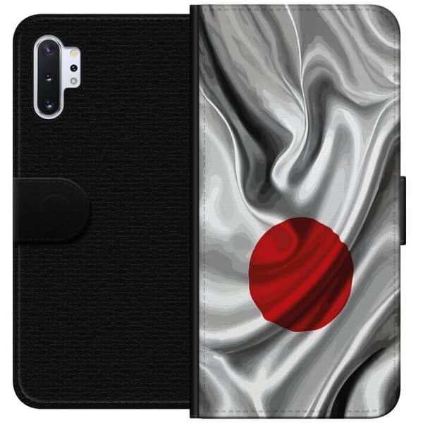 Kompatibelt Plånboksfodral till Samsung Galaxy Note10+ Modern rymddesign med abstrakt planet