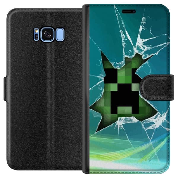 Yhteensopiva Lompakkokotelo Samsung Galaxy S8 MineCraft