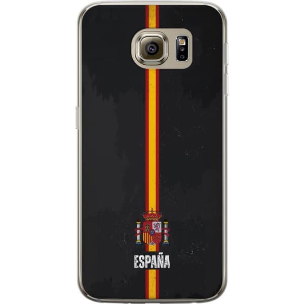 Kompatibelt Mobildeksel til Samsung Galaxy S6 Stilig design med Spanias flagg