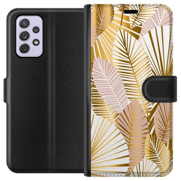 Kompatibelt Lommeboketui til Samsung Galaxy A52s 5G Gull