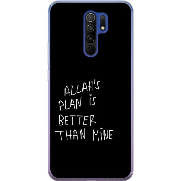 Kompatibelt Mobilskal till Xiaomi Redmi 9 Allahs plan är bättre än min