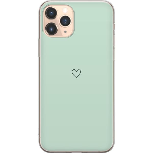Kompatibel Mobilcover til Apple iPhone 11 Pro Hjerte Grøn