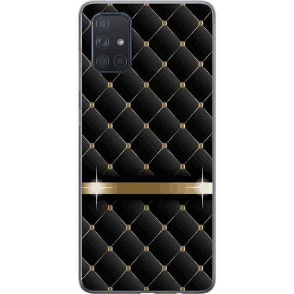 Kompatibelt Mobildeksel til Samsung Galaxy A71 Luxuriøs Svart