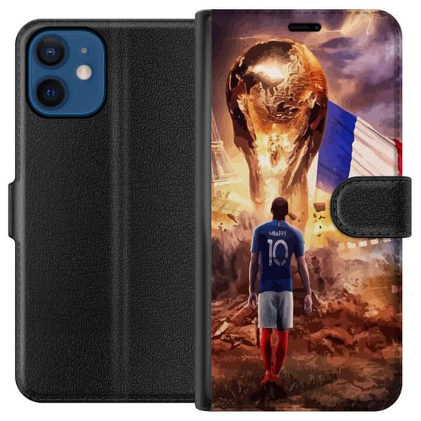 Kompatibelt Lommeboketui til Apple iPhone 12 Kylian Mbappe