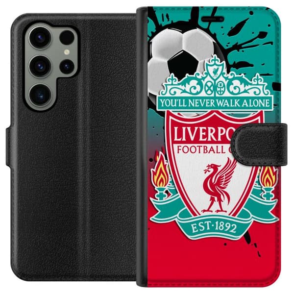 Kompatibel Tegnebogsetui til Samsung Galaxy S23 Ultra Liverpool
