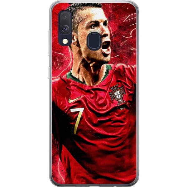 Kompatibelt Mobilskal till Samsung Galaxy A40 Ronaldo
