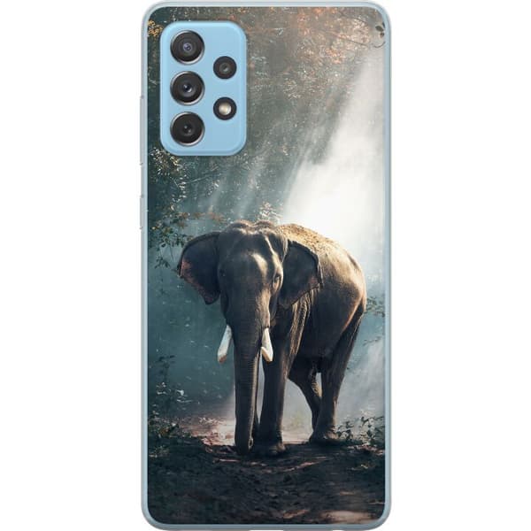 Kompatibelt Mobilskal till Samsung Galaxy A52 5G Elefant