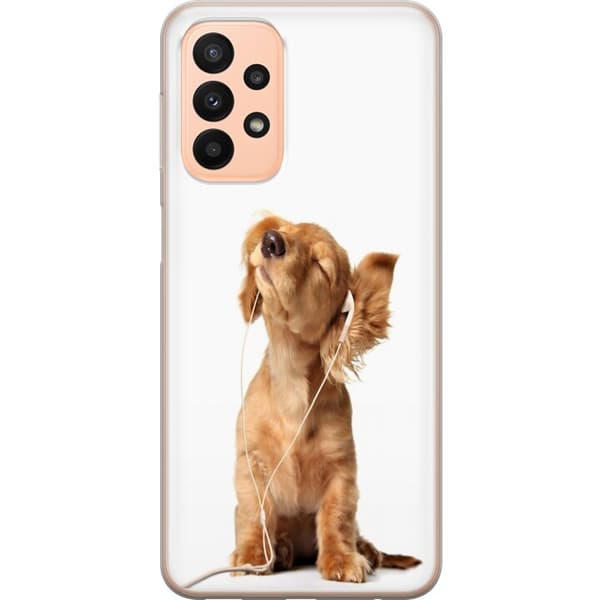 Kompatibelt Mobilskal till Samsung Galaxy A23 Hund