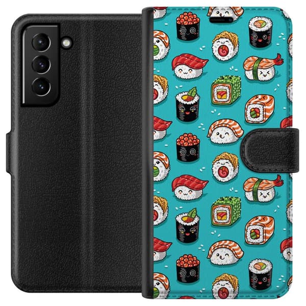Kompatibelt Lommeboketui til Samsung Galaxy S21+ 5G Sushi