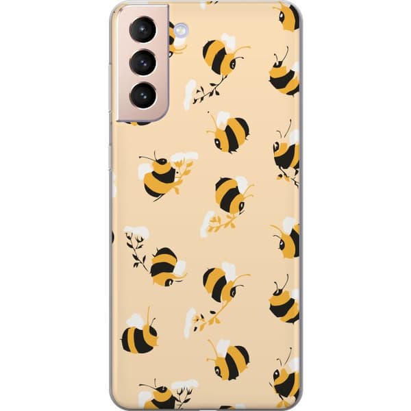 Kompatibelt Mobildeksel til Samsung Galaxy S21 Binkle Bee Mønster