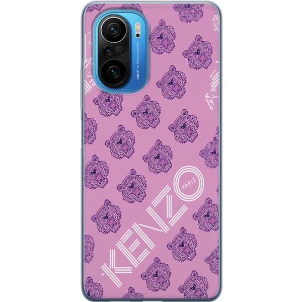 Kompatibelt Mobildeksel til Xiaomi Poco F3 Trendy tigermotiv i rosa design