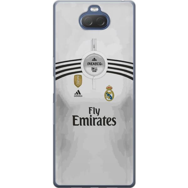 Kompatibelt Mobildeksel til Sony Xperia 10 Plus Vit fotbollströja