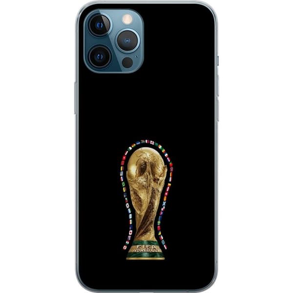 Kompatibelt Mobildeksel til Apple iPhone 12 Pro Max VM-trofé med internasjonale flagg og fotballtema