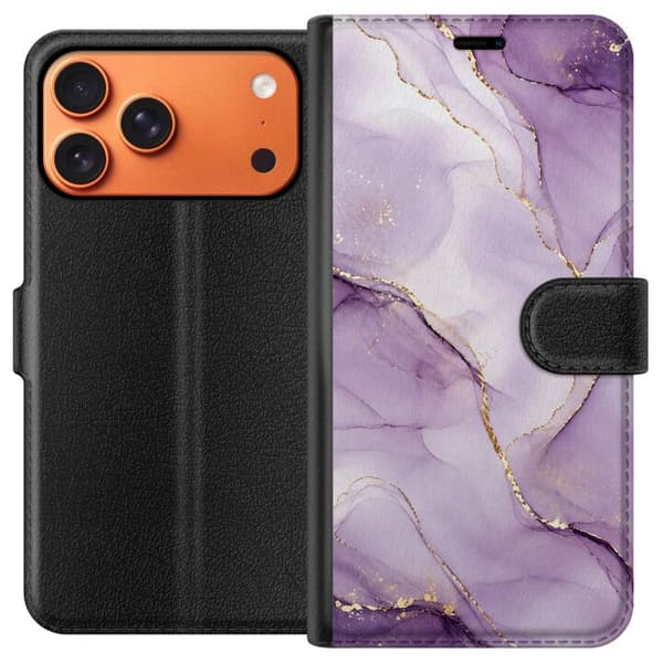 Kompatibelt Lommeboketui til Apple iPhone 17 Pro Max Lilla luksus