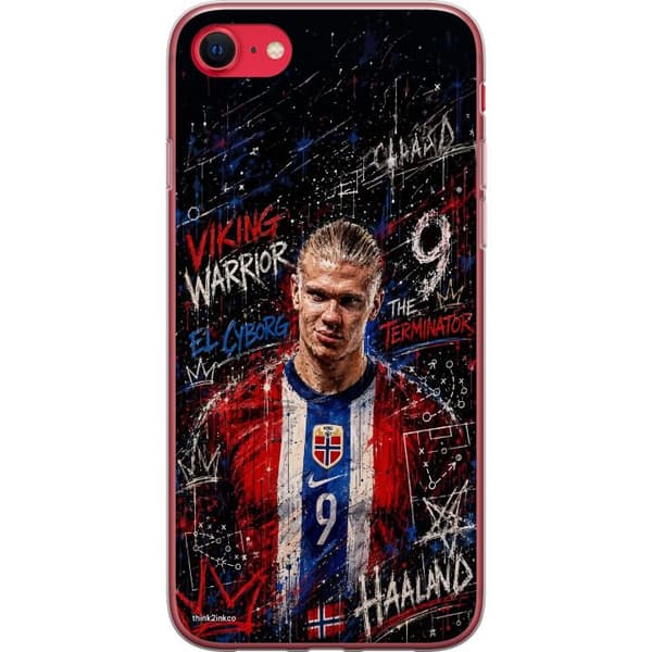 Kompatibelt Mobildeksel til Apple iPhone 7 Erling Haaland graffiti