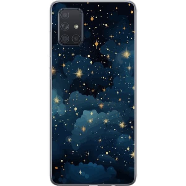 Kompatibelt Mobildeksel til Samsung Galaxy A71 Stjerner på himmelen