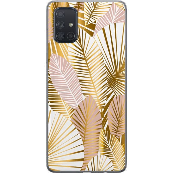 Kompatibelt Mobilskal till Samsung Galaxy A71 Gold