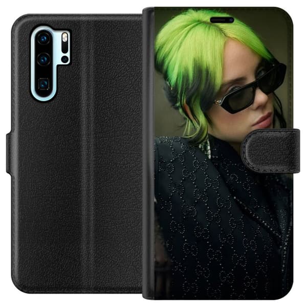 Kompatibel Tegnebogsetui til Huawei P30 Pro Billie Eilish