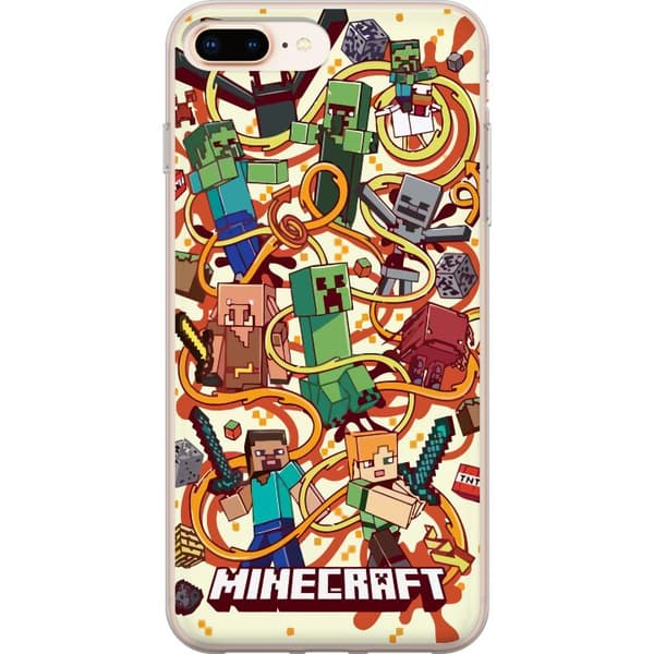 Kompatibel Mobilcover til Apple iPhone 8 Plus Minecraft