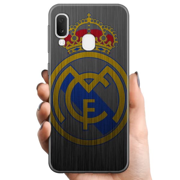 Kompatibelt Mobildeksel til Samsung Galaxy A20e Real Madrid CF