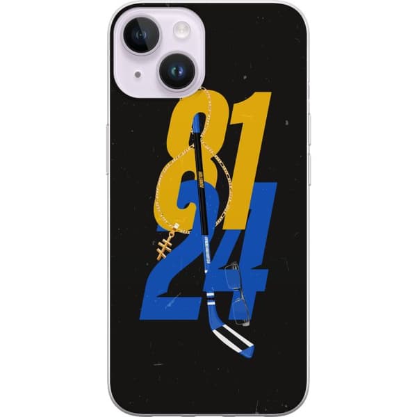 Kompatibelt Mobildeksel til Apple iPhone 15 Plus Hockeynummer med klubba
