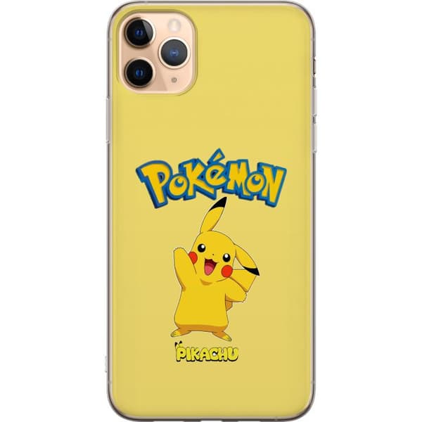Kompatibelt Mobildeksel til Apple iPhone 11 Pro Max Stilig Pokémonmotiv med Pikachu