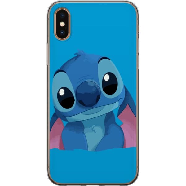 Kompatibelt Mobildeksel til Apple iPhone X Stitch Blå