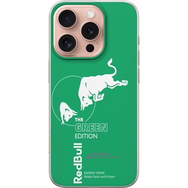 Kompatibelt Mobildeksel til Apple iPhone 16 Pro Moderne grønn drikkeinspirert design