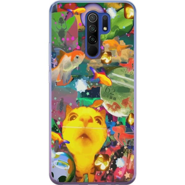 Kompatibelt Mobilskal till Xiaomi Redmi 9 Roliga Djur