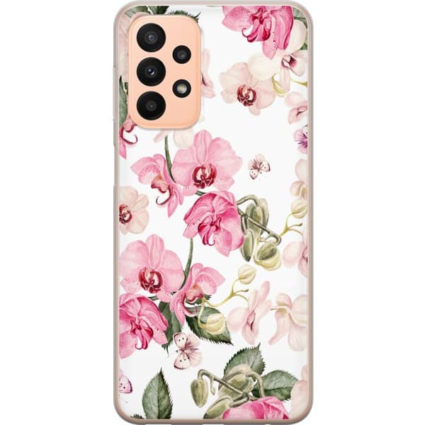 Kompatibelt Mobilskal till Samsung Galaxy A23 Blommor