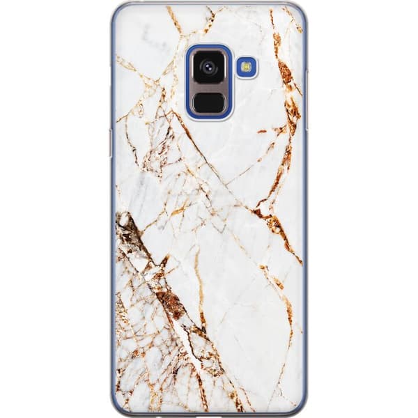 Kompatibelt Mobildeksel til Samsung Galaxy A8 (2018) Gyldne årer