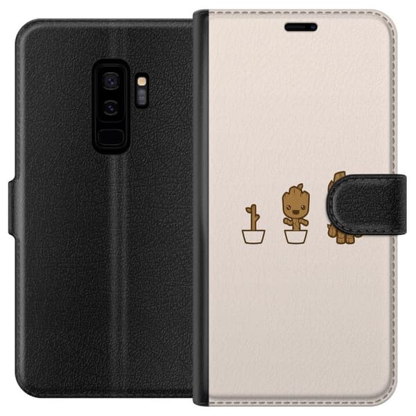 Kompatibelt Plånboksfodral till Samsung Galaxy S9+ Groot
