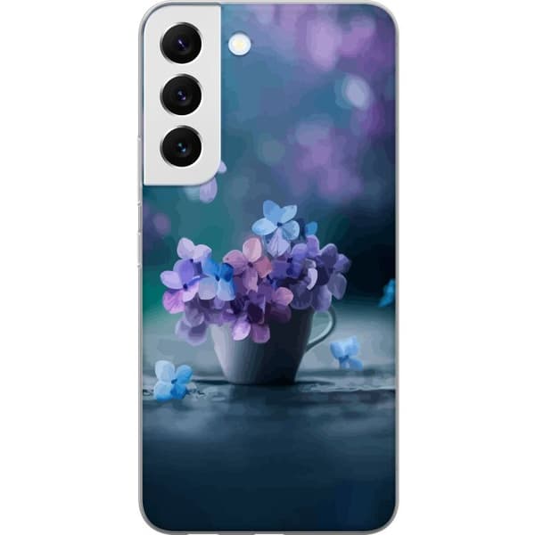 Kompatibelt Mobilskal till Samsung Galaxy S22 5G Blommor Sött
