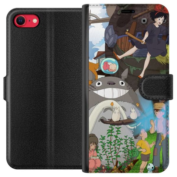 Kompatibelt Lommeboketui til Apple iPhone SE (2020) Studio Ghibli