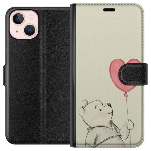 Kompatibelt Plånboksfodral till Apple iPhone 13 mini Nalle Puh