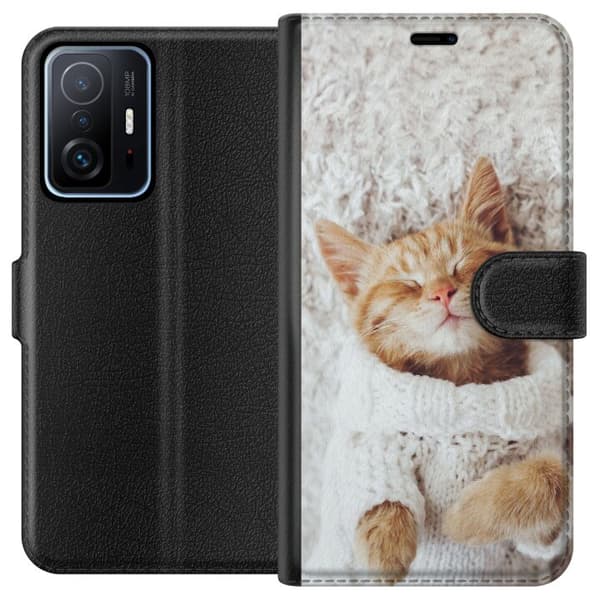 Kompatibel Tegnebogsetui til Xiaomi 11T Kitty Sweater