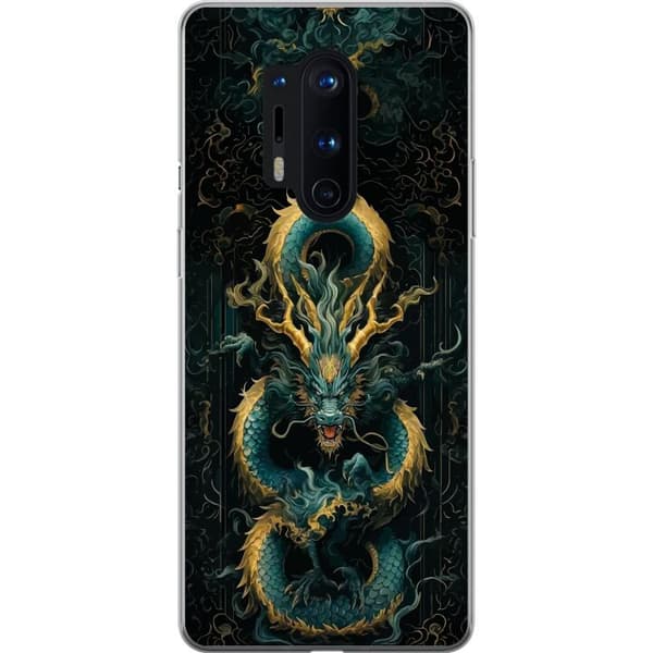 Kompatibelt Mobildeksel til OnePlus 8 Pro Asiatisk drake
