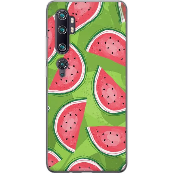 Kompatibelt Mobildeksel til Xiaomi Mi Note 10 Pro Vattenmelon