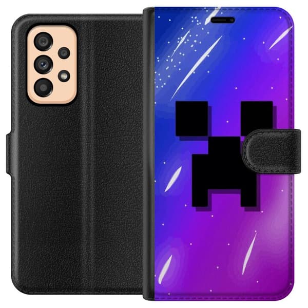 Kompatibel Tegnebogsetui til Samsung Galaxy A53 5G Minecraft