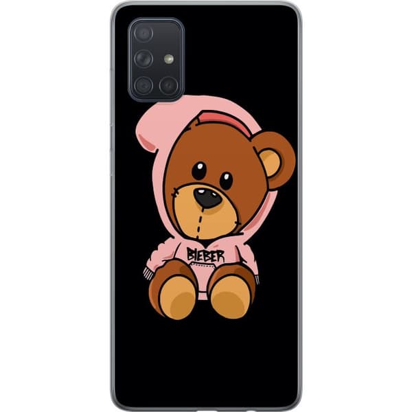 Kompatibelt Mobildeksel til Samsung Galaxy A71 Teddybjørn Bieber