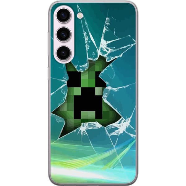 Kompatibelt Mobilskal till Samsung Galaxy S23+ Minecraft