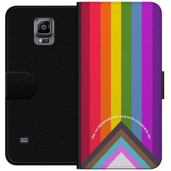 Kompatibelt Plånboksfodral till Samsung Galaxy Note 4 Hej världen!