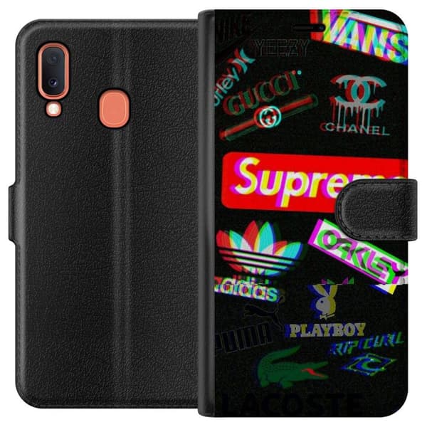 Kompatibelt Lommeboketui til Samsung Galaxy A20e 3D