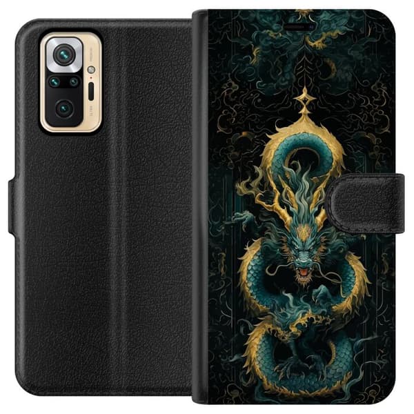 Kompatibel Tegnebogsetui til Xiaomi Redmi Note 10 Pro Asiatisk drake
