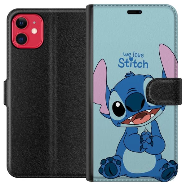 Kompatibelt Plånboksfodral till Apple iPhone 11 Älska Stitch